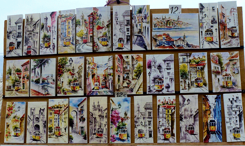 Aquarelletjes van de kabeltrams