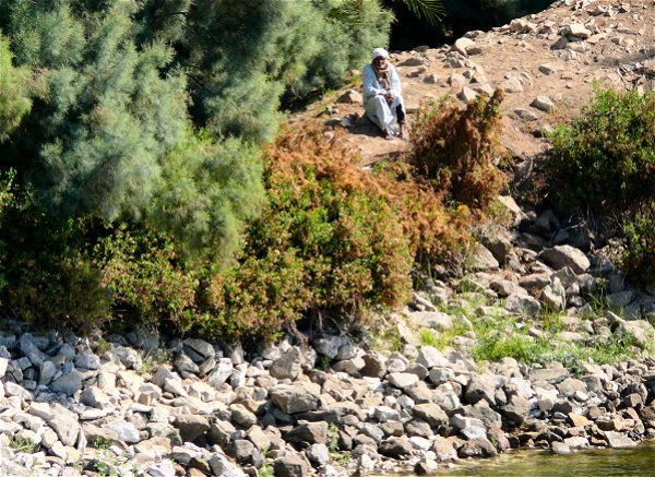 Rustig&nbsp;zittende&nbsp;oude&nbsp;man