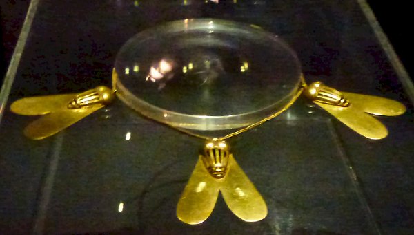 Gouden halssieraad van een farao