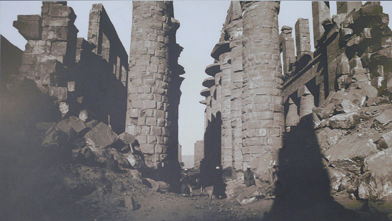 Hypostyle&nbsp;zaal&nbsp;tussen&nbsp;1870&nbsp;en&nbsp;1903