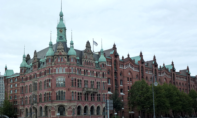 Verwaltungsgeb�ude der Hamburger Freihafen