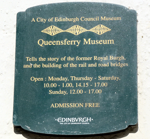 Naambord Queensferry&nbsp;Museum