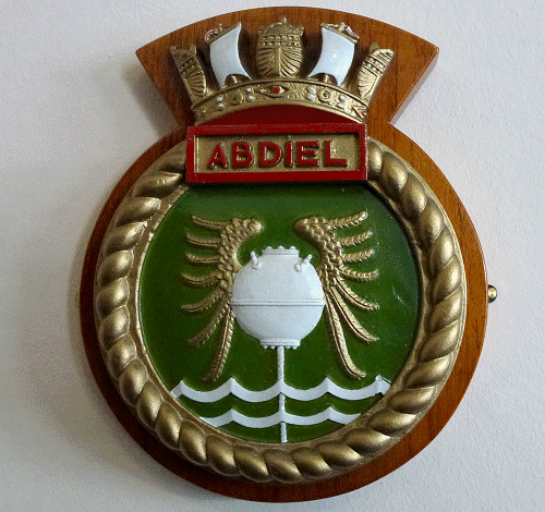 Naamschild ferry&nbsp;boat&nbsp;Abdiel (Angel&nbsp;of&nbsp;faith)