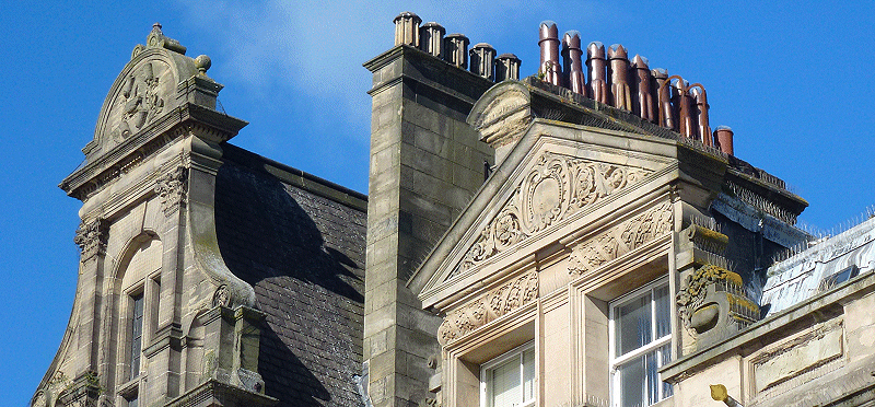 Kenmerkende schoorsteen