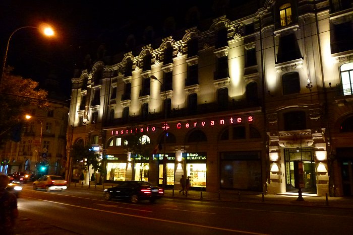 Elisabeta Boulevard&nbsp;bij avond