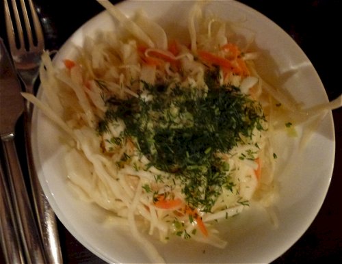 salade van witte kool