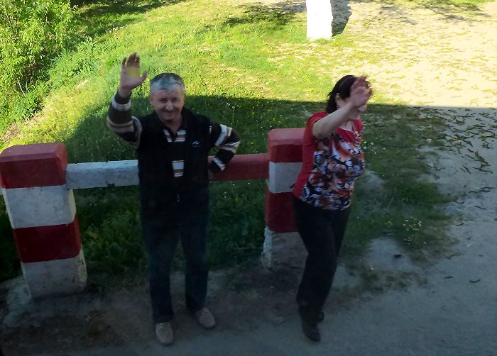 Uitgezwaaid&nbsp;door&nbsp;Cristina en Xandru