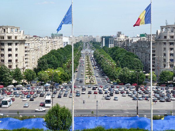 Vanaf&nbsp;balkon&nbsp;Parlementsgebouw, gezoomd