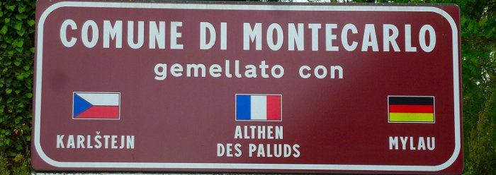 Tekstbord Montecarlo